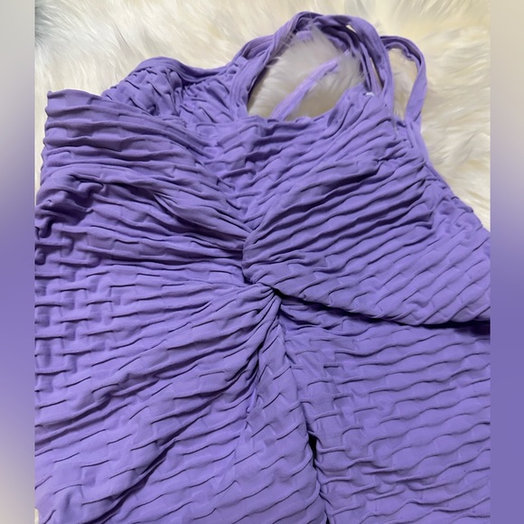 Gorgeous textured Brazilian set ( Bra + Leggings) 💙🤍❤️💜 - Picture 12 of 14